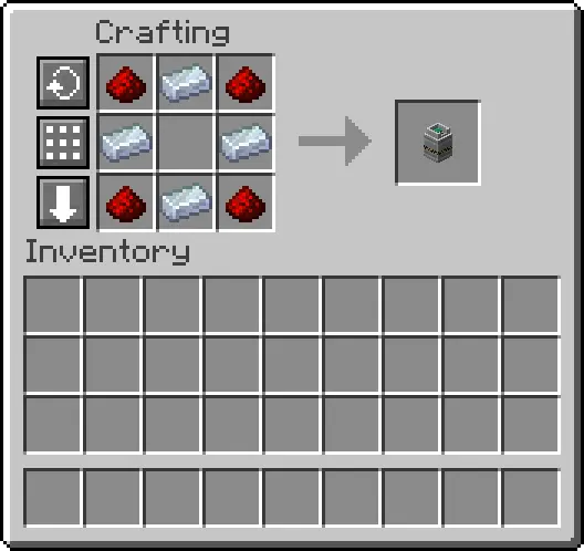A picture of the crafting recipe for the chemical tank