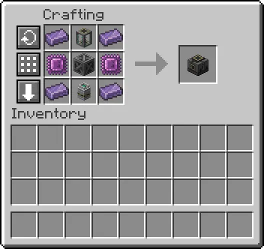 A picture of the crafting recipe for the chemical washer