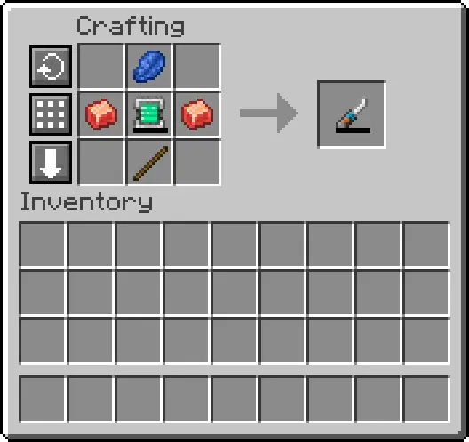 A picture of the crafting recipe for the configurator