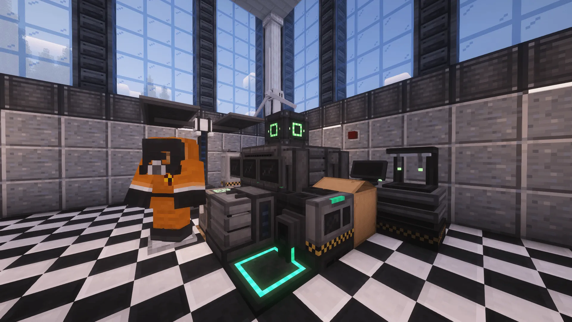 A picture of various Mekanism machines